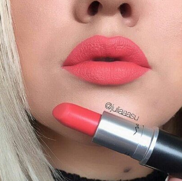 NEW IN BOX 628 Tropic Tonic coral MAC Matte Lipstick Full Size - Picture 8 of 16